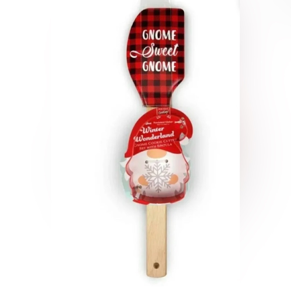 Gnome Cookie Cutter Set with Spatula Brand New